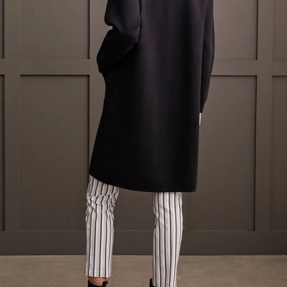 Tribal Womens Long Sleeve Coatigan Jacket w/ Pockets Open Front Black Size Small - Picture 2 of 2